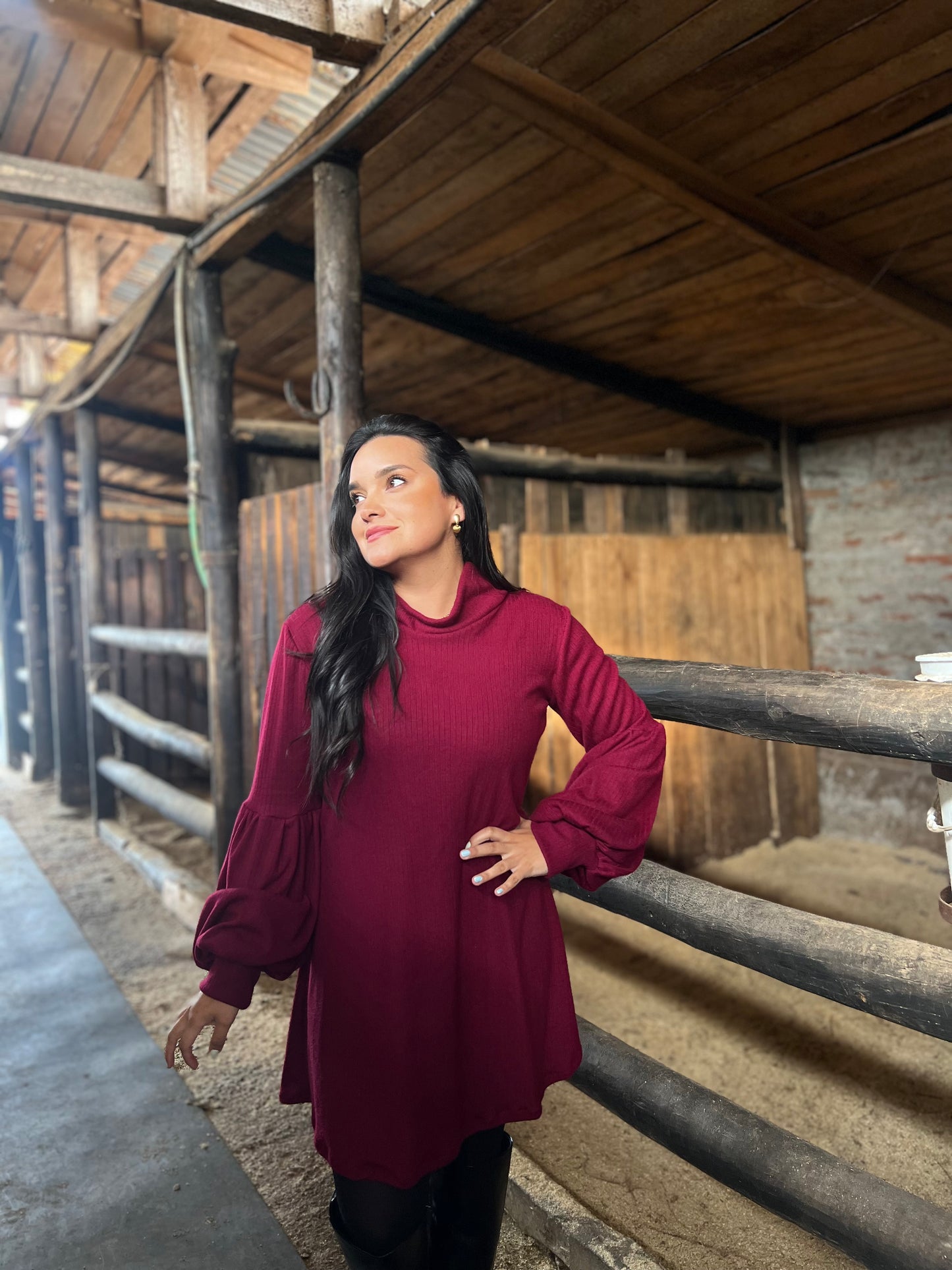 Vestido de Invierno de lanilla