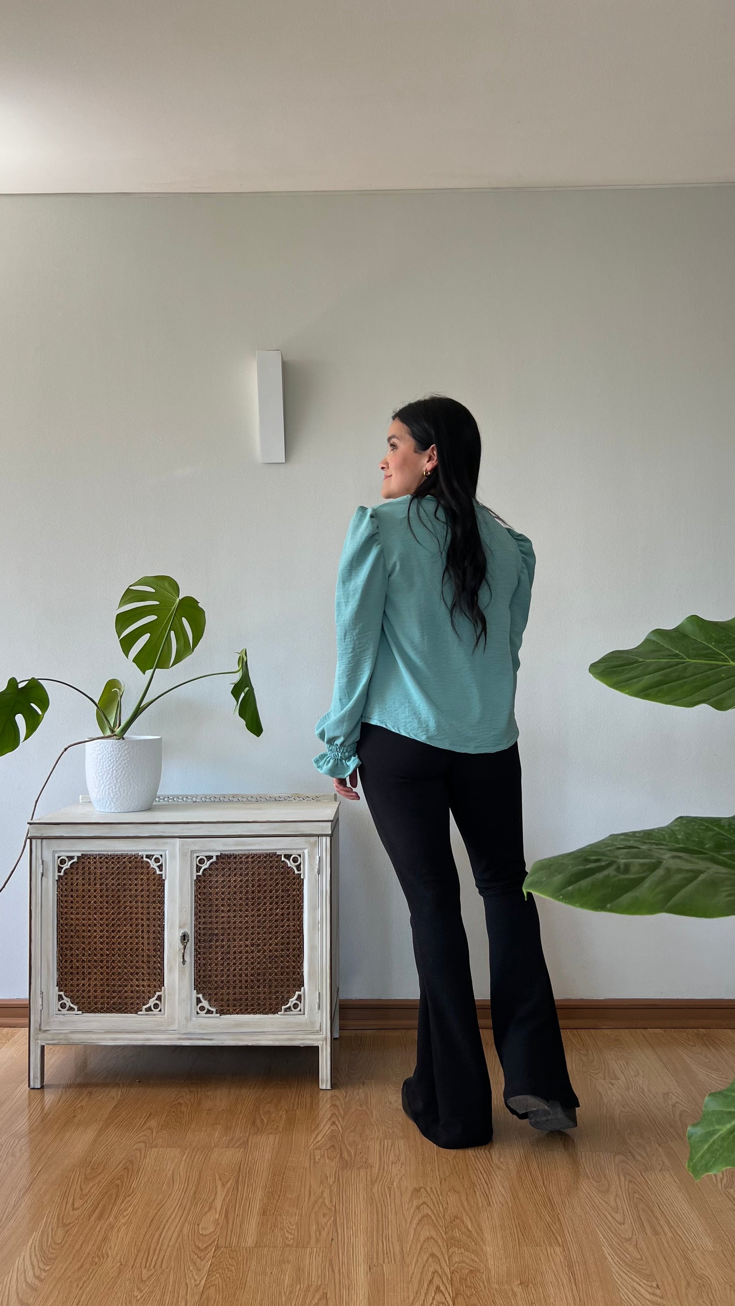 Blusa Nena Aguamarina