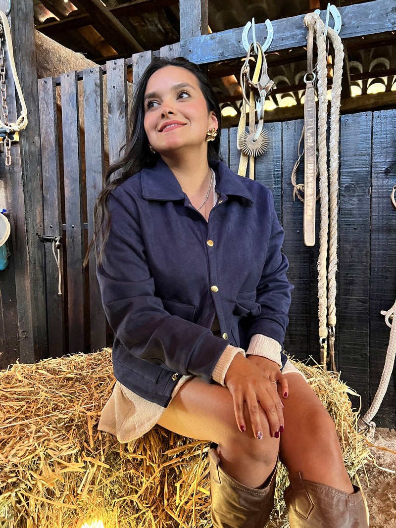Chaqueta de gamuza