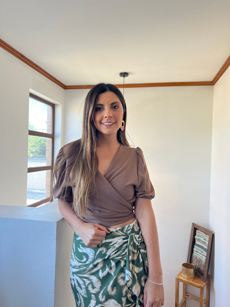 Blusa hortensia