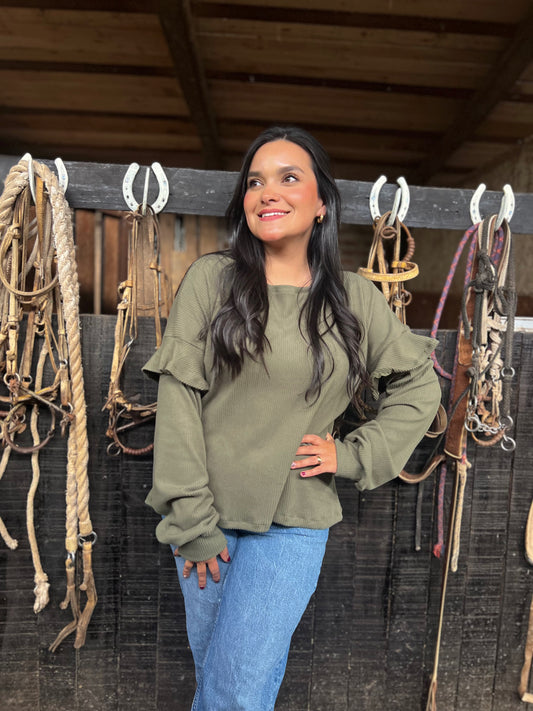 Chaleco vuelos verde