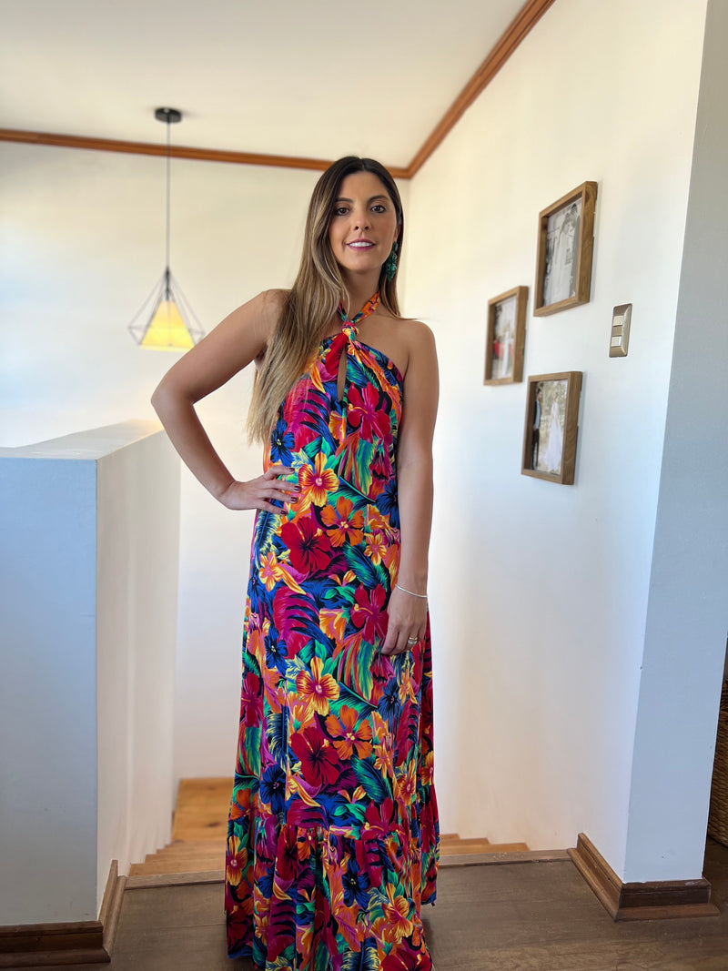 Vestido hibisco