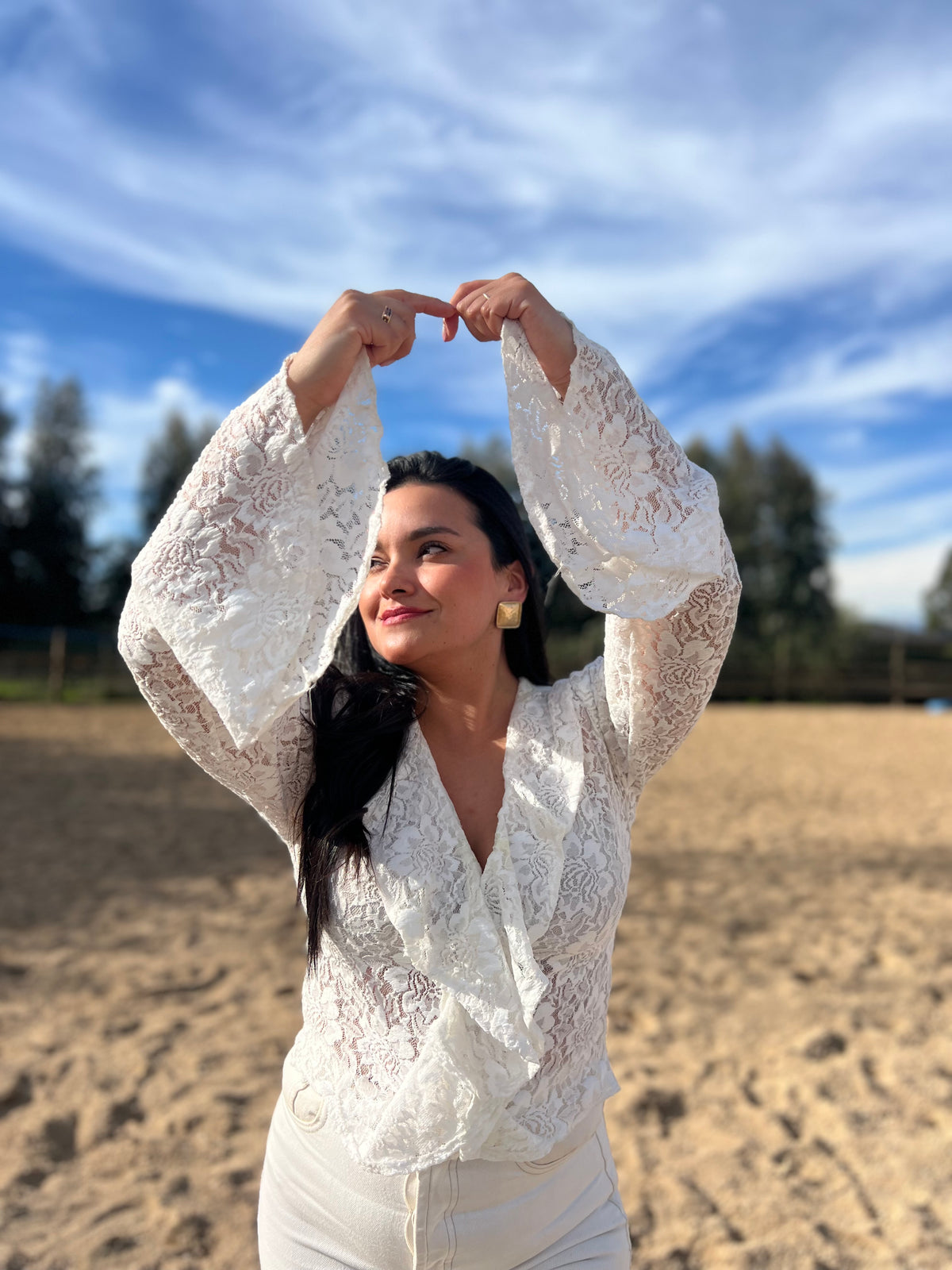Blusa encaje