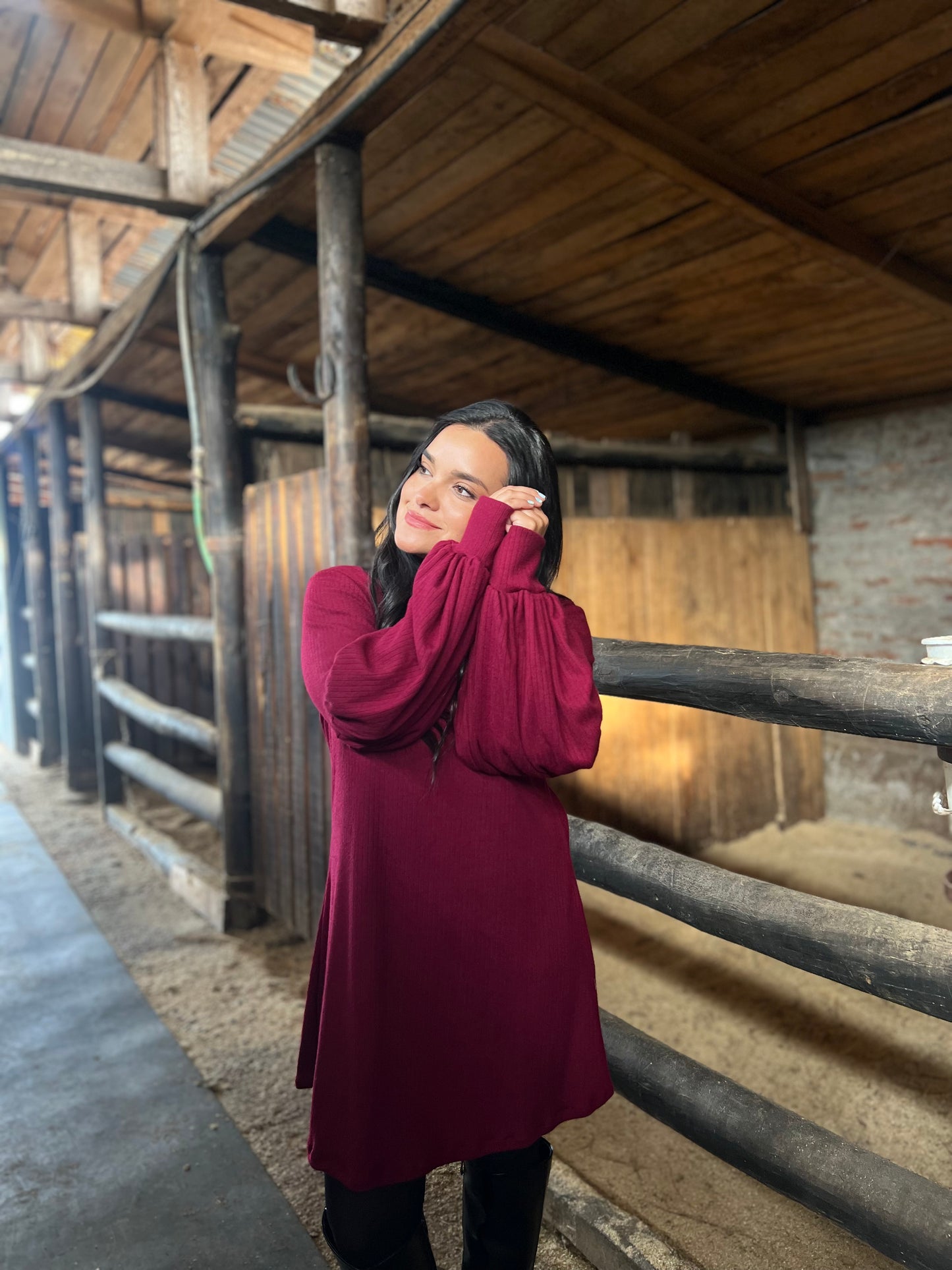 Vestido de Invierno de lanilla