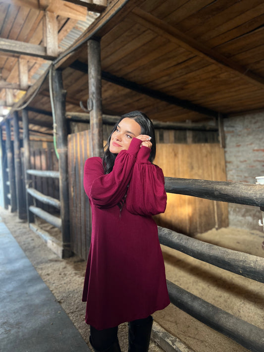 Vestido de Invierno de lanilla