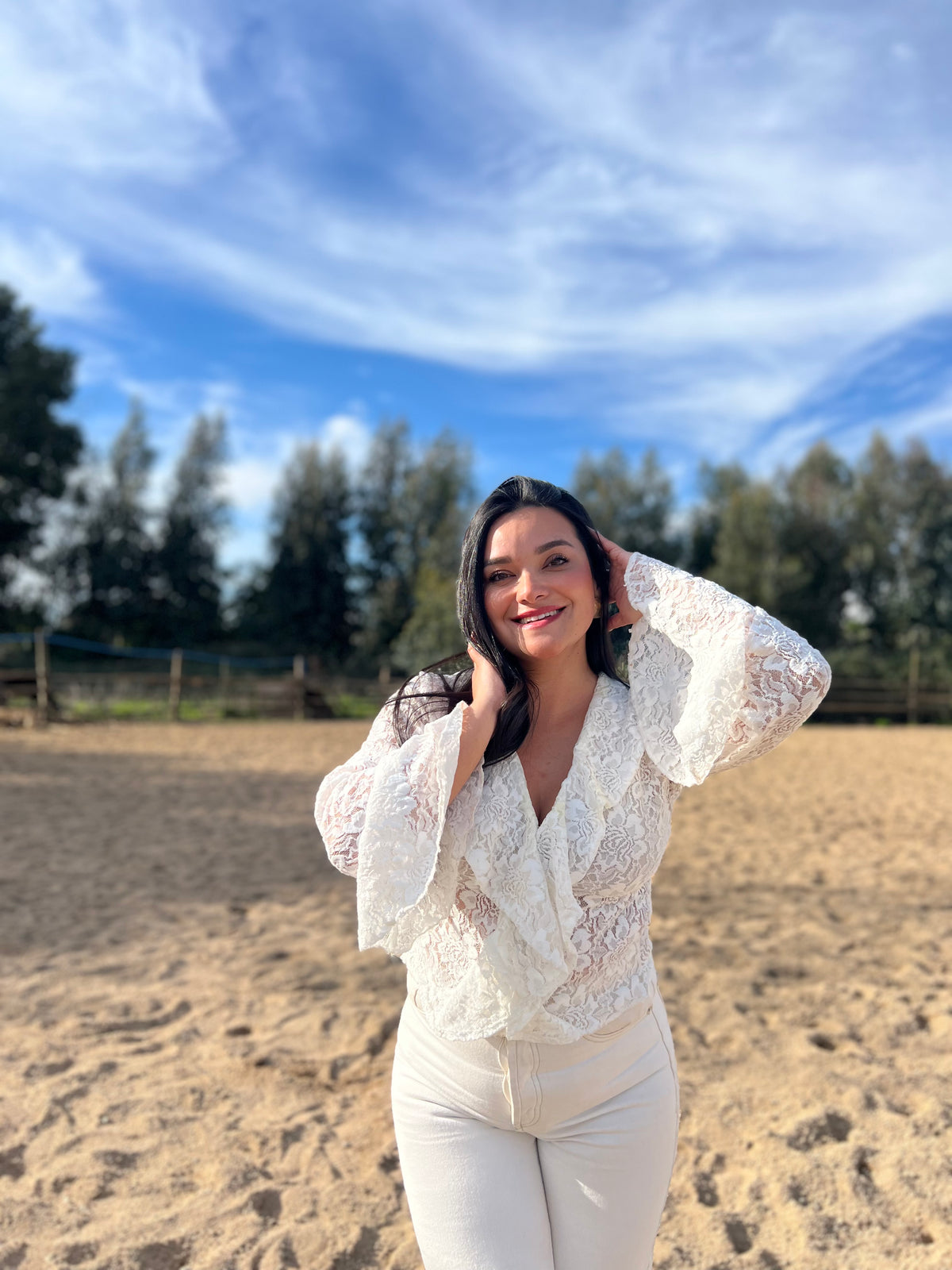 Blusa encaje
