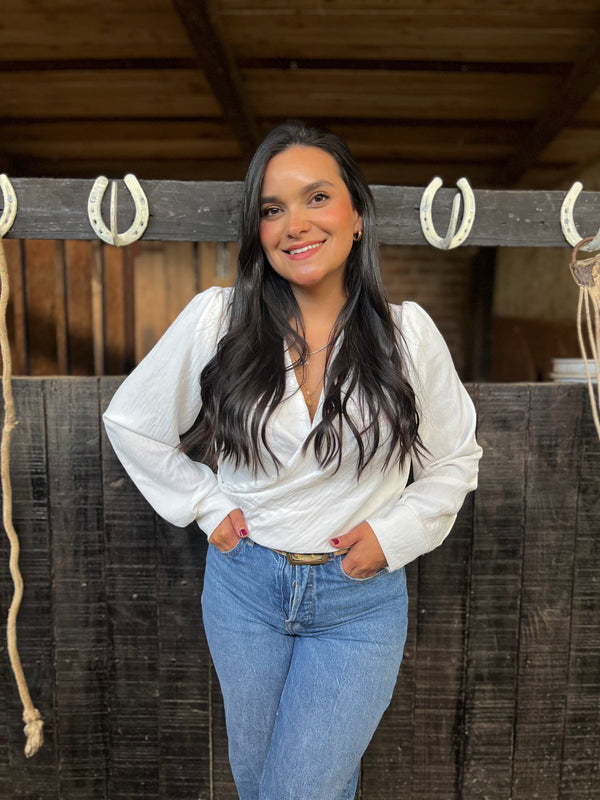 Blusa cruzada