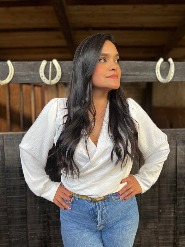 Blusa cruzada