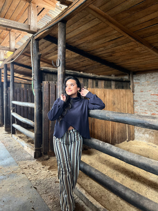 Pantalón rallados