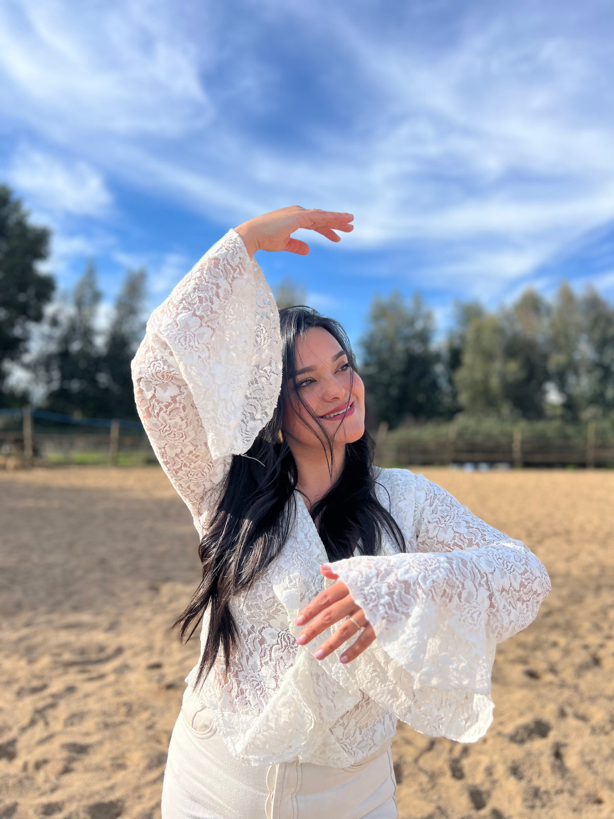 Blusa encaje