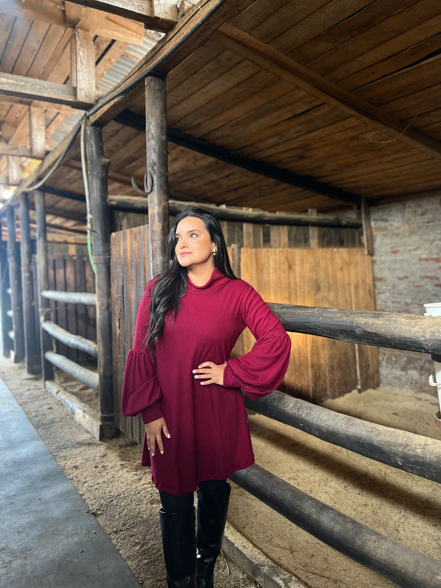 Vestido de Invierno de lanilla