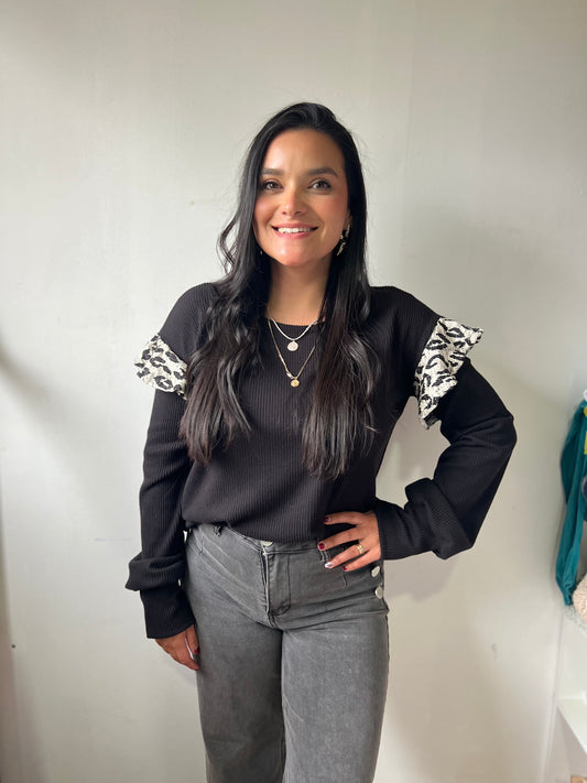 Chaleco vuelos print