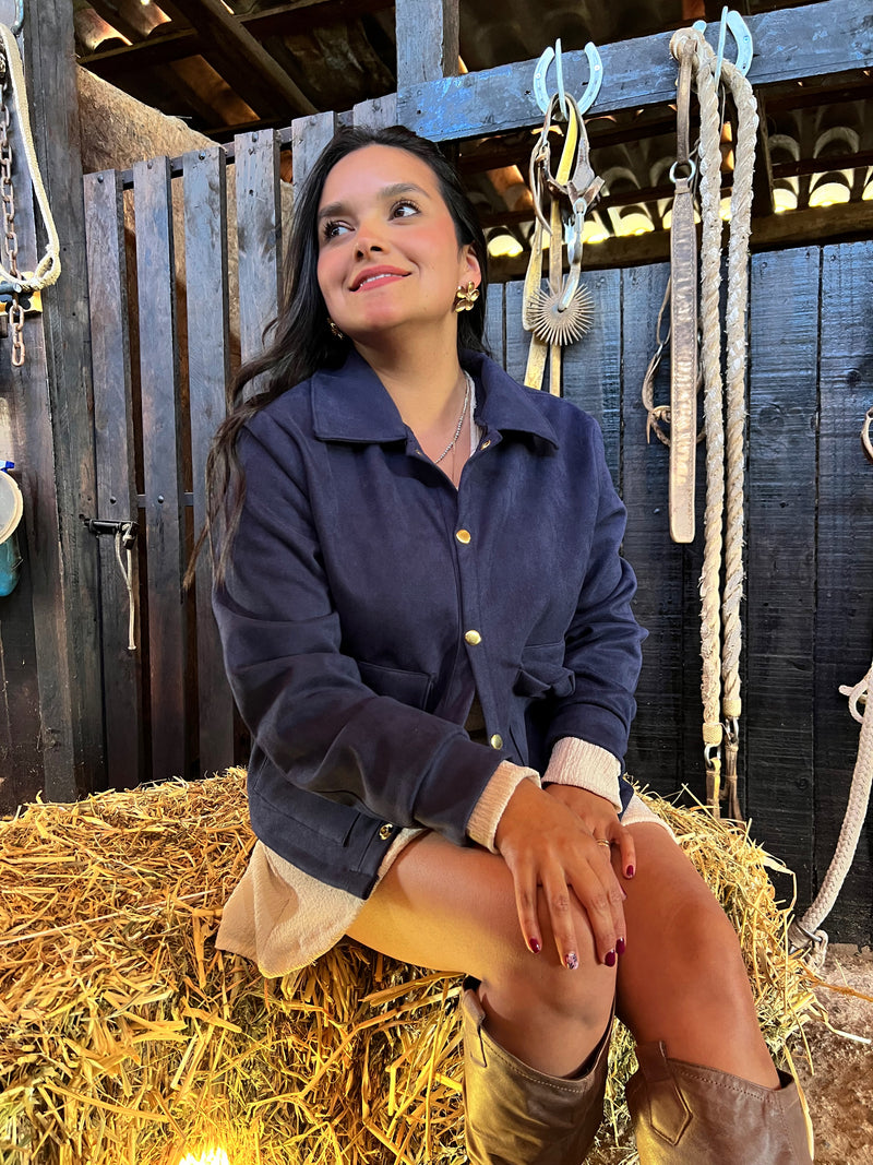 Chaqueta de gamuza