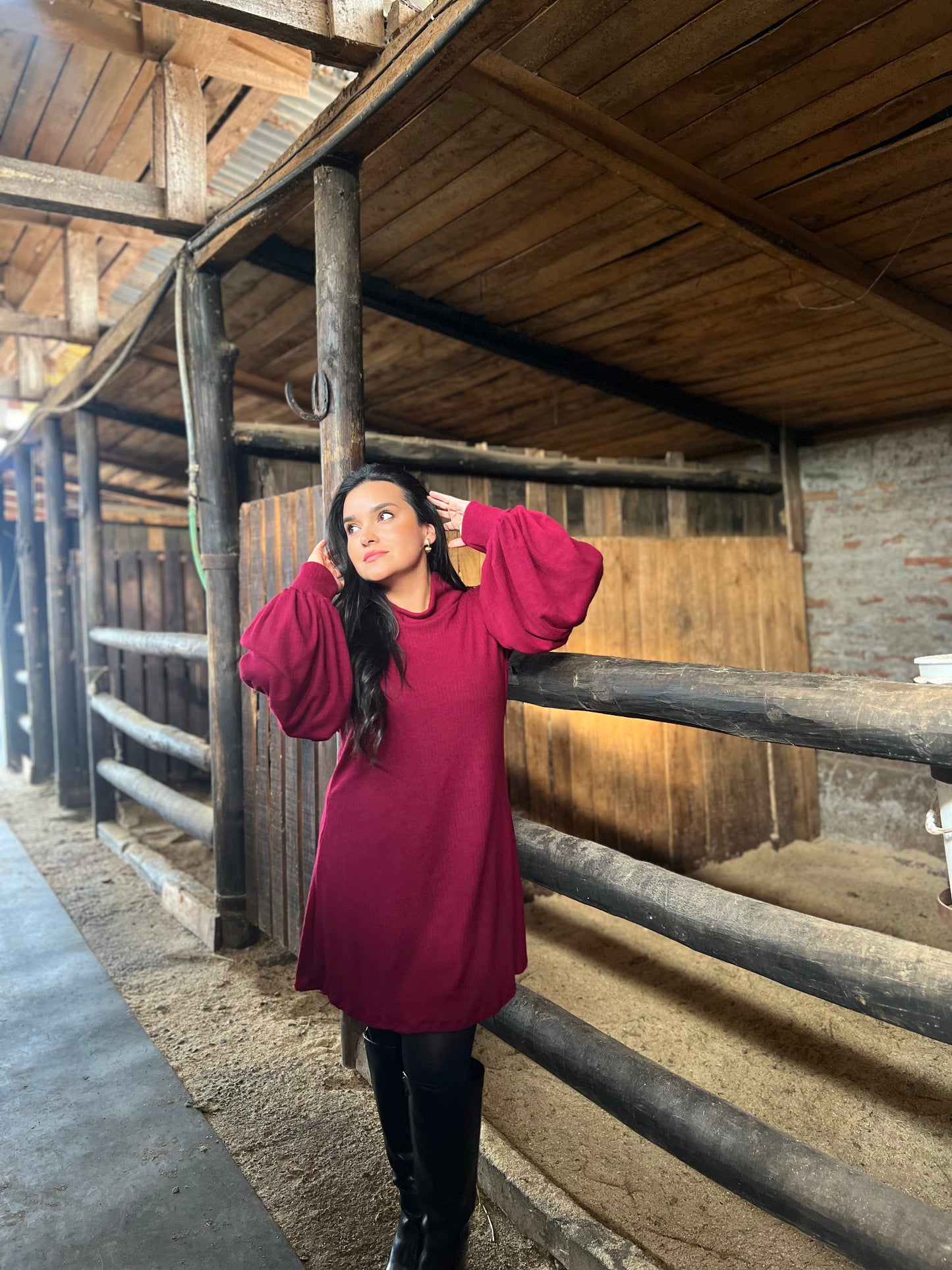 Vestido de Invierno de lanilla