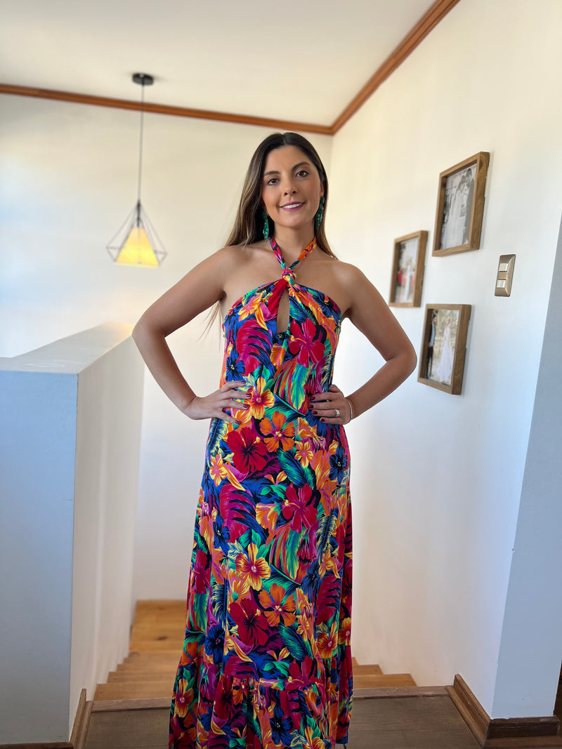 Vestido hibisco