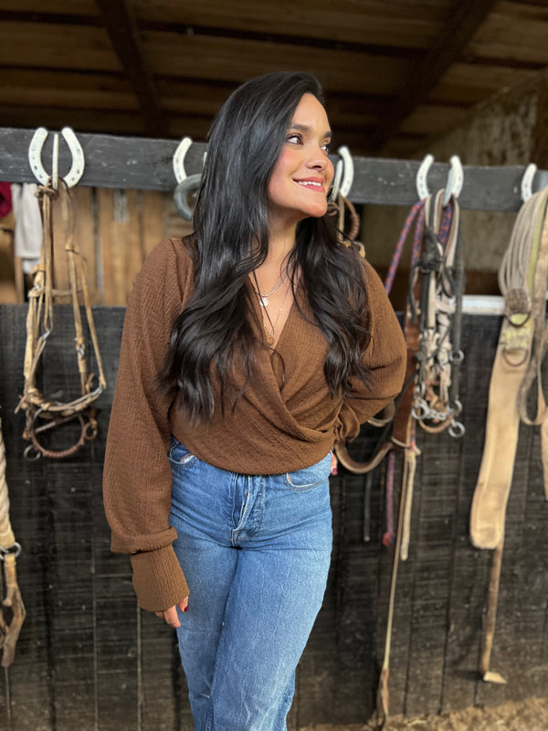Blusa cruzada