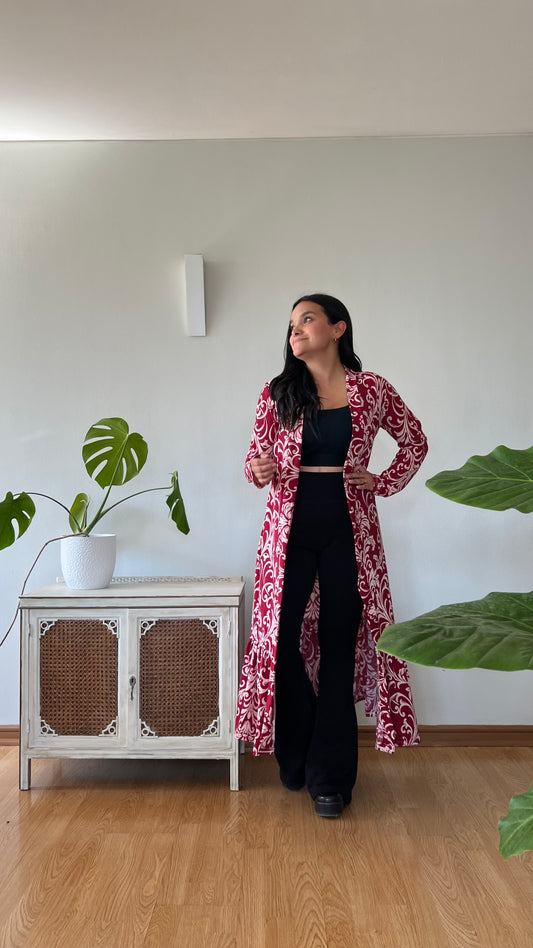 Kimono Milagros Rojo