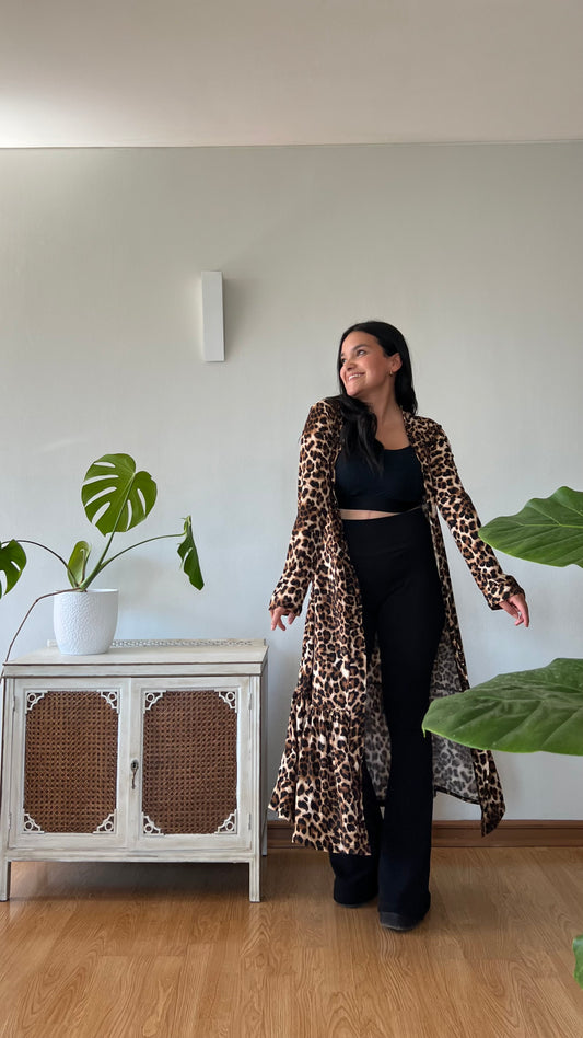 Kimono Milagros Leopardo