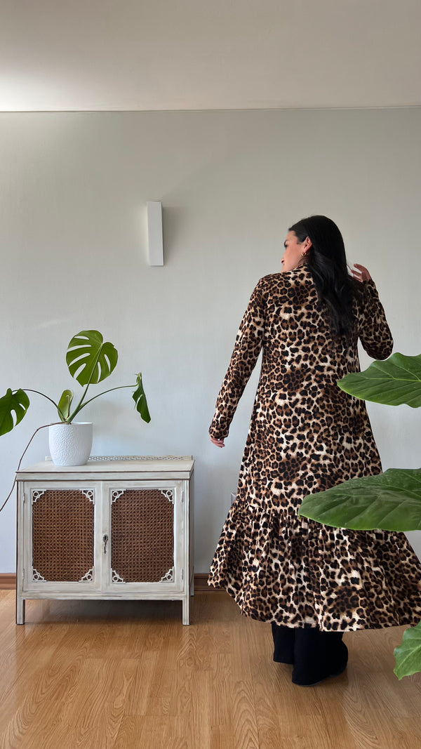 Kimono Milagros Leopardo
