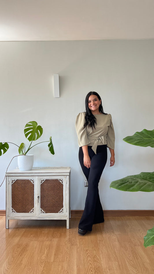 Blusa Hortensia Verde Oliva