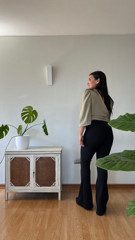 Blusa Hortensia Verde Oliva