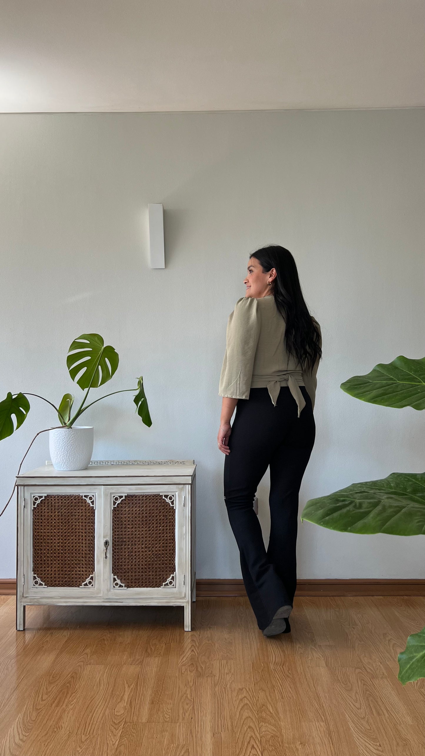 Blusa Hortensia Verde Oliva