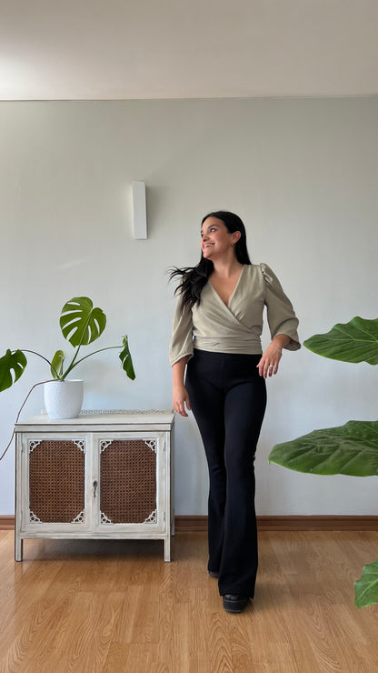 Blusa Hortensia Verde Oliva