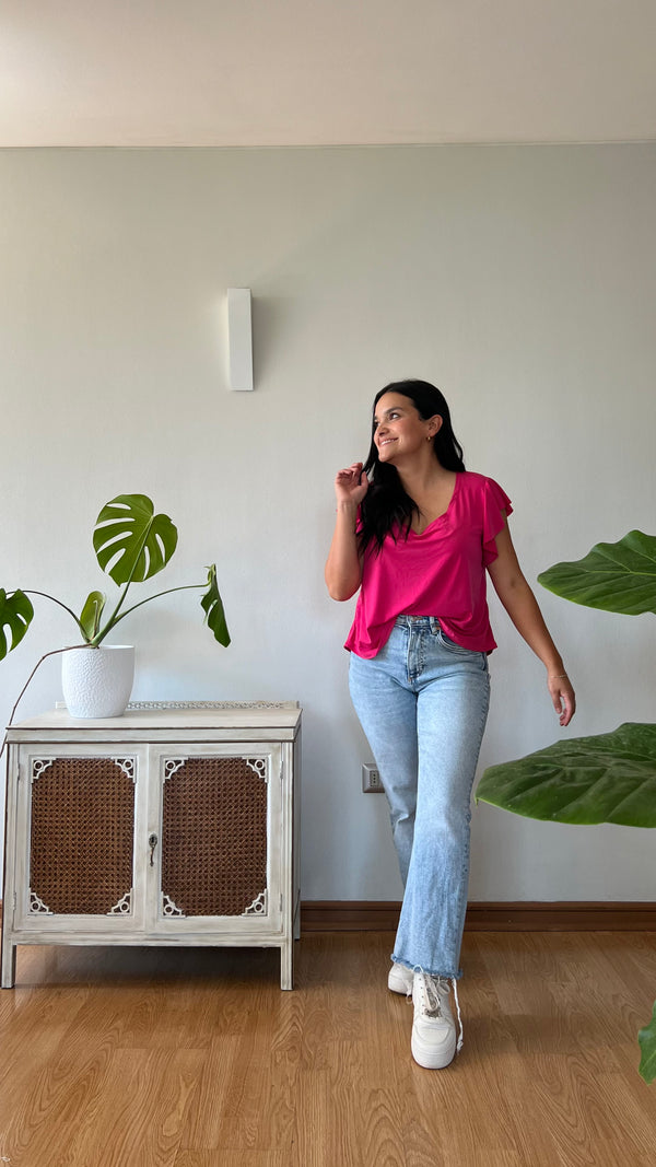 Polera Clara Fucsia