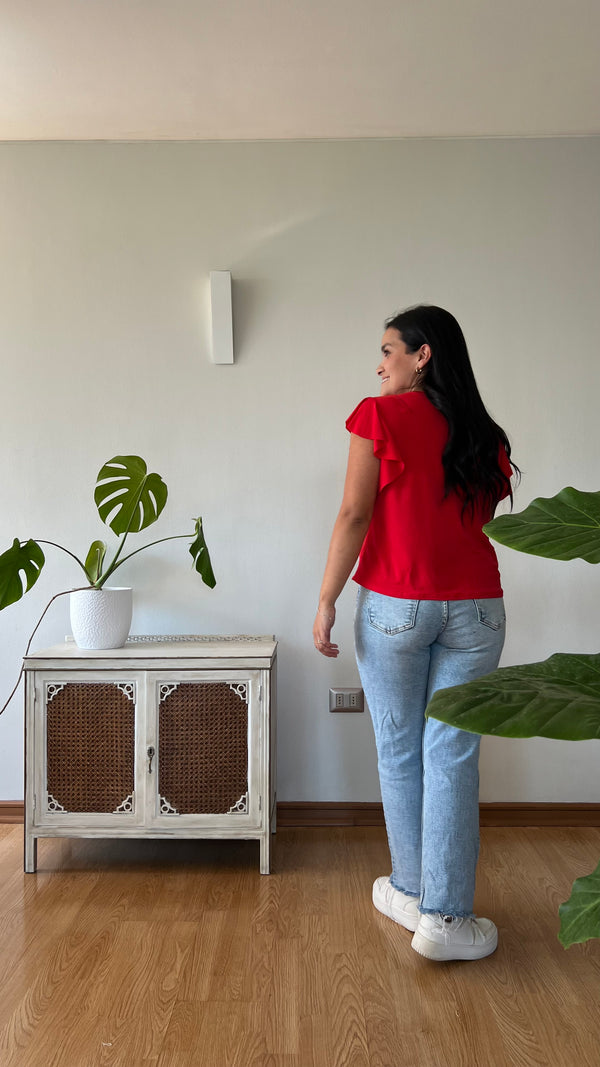 Polera Clara Roja