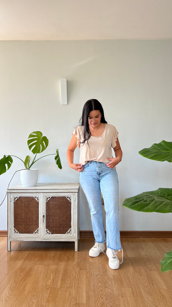 Polera Clara Beige