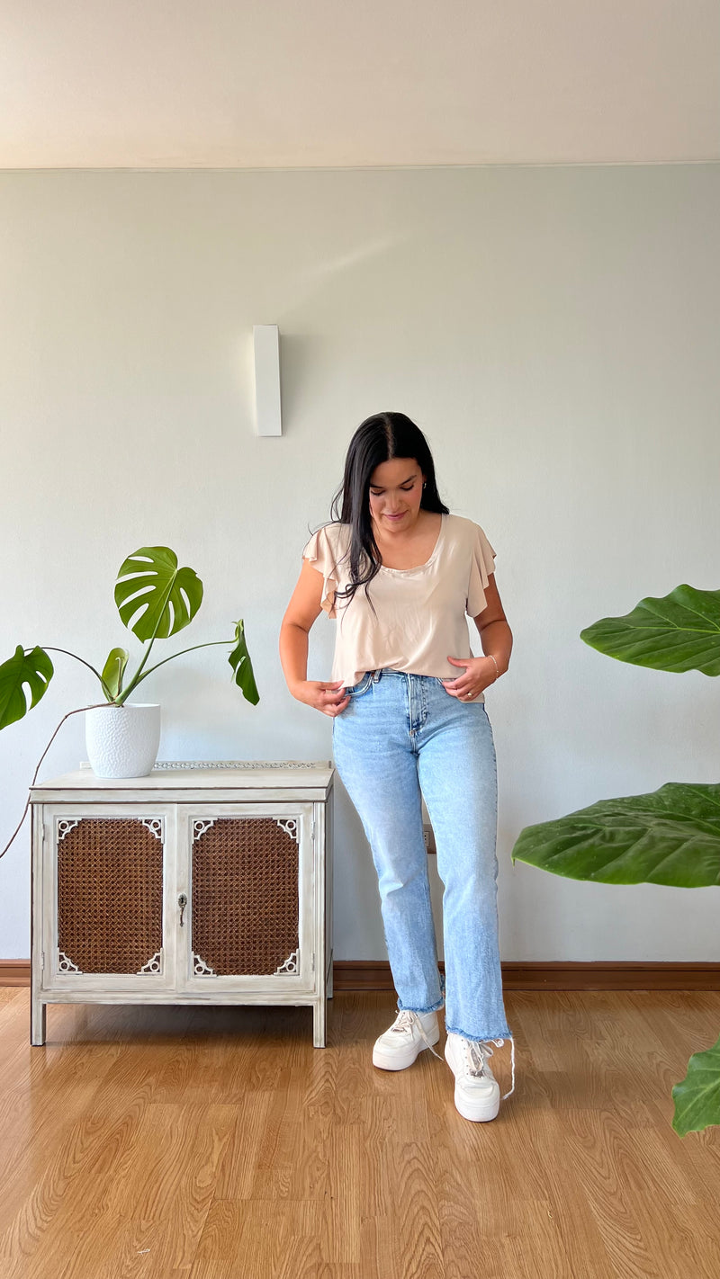 Polera Clara Beige