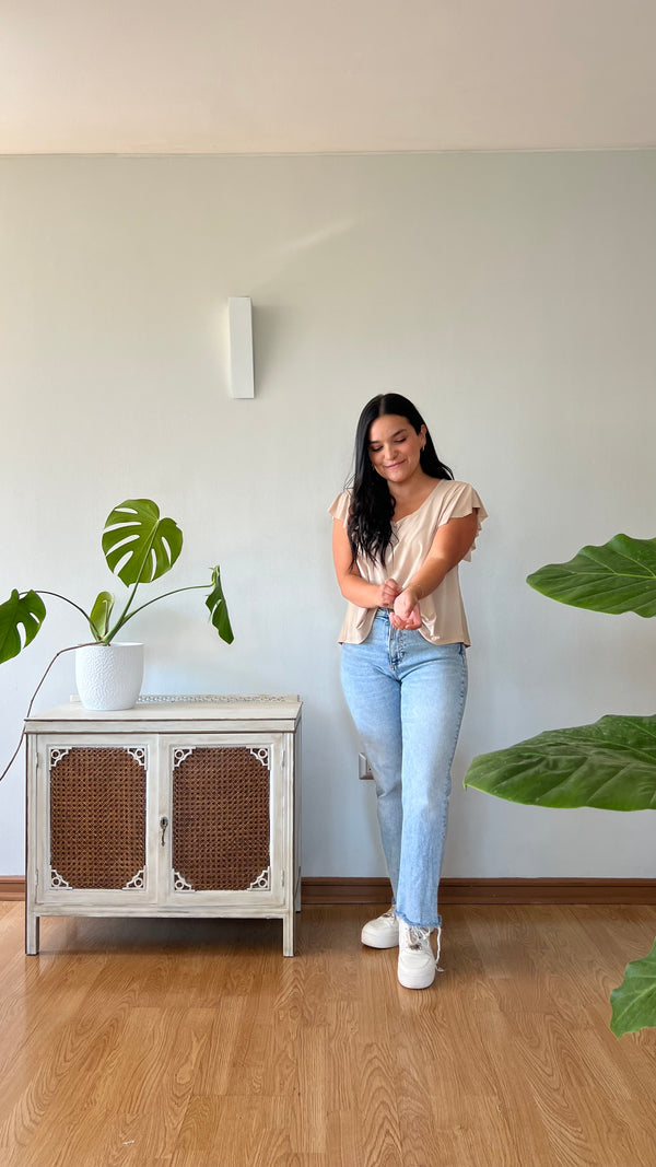 Polera Clara Beige